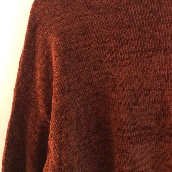 Burnt Orange Crop Sweater - Picture 3 of 3